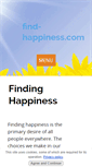 Mobile Screenshot of find-happiness.com